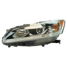 16-17 Honda Accord LX Sedan (w/o LED DRL) Halogen Headlight LH