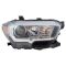 16-17 Toyota Tacoma (w/o LED Daytime Running Lights) Halogen Headlight w/Black Trim RH