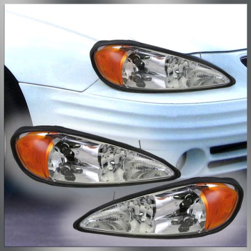 1999 05 Pontiac Grand Am Headlight Pair 1alhp00018 At 1a Auto 99 05 Grand Am Headlights Pair