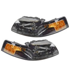 99-04 Mustang Headlights (Smoked) PAIR