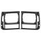 91-96 Jeep Cherokee Blk HL Bezel PAIR