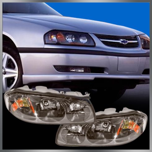 How To Install Replace Headlight And Bulb Chevy Impala 00 05 1aauto Chevy Impala Headlight Pair