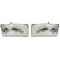 1989-95 Spirit Acclaim Lebaron Composite Headlight Pair