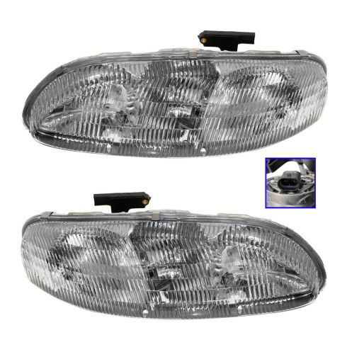 1995-01 Lumina Car Composite Headlight Pair