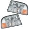 98-02 S15 P/U Jimmy Bravada Headlight Pair w/o Fog