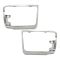 92-96 Ford PU Bronco Chrome Headlight Bezel Pair