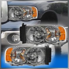 Dodge Ram 1500 Truck Aftermarket Headlights 1a Auto Parts 2002 05 Dodge Ram Pickup Headlight Pair