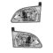 01-02 Sienna Headlight HL Pair