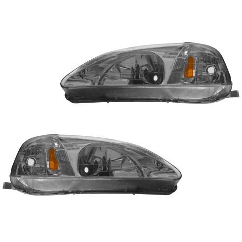 99-00 Civic Comp Headlight Pair