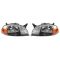 1998-01 Geo Metro Composite Headlight Combo Pair