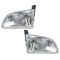 98-00 Sienna Headlight HL Pair