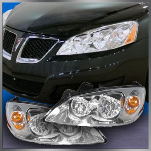How To Replace Headlights And Bulbs 05 10 Pontiac G6 Sedan 1a Auto 05 10 Pontiac G6 Headlight Pair
