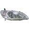 04-05 Honda Civic (exc 3 Door) Headlight PAIR