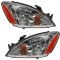 04-07 Mitsubishi Lancer 2.0L 2.4L Headlight w/Clear Lens PAIR