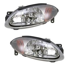 1998-03 Ford Escort Headlight Pair for ZX2 2dr