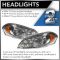 06-12 Chevy Monte Carlo Impala Headlight Pair