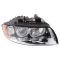 02-05 Audi A4 S4 Non-HID Headlight Pair