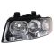 02-05 Audi A4 S4 Non-HID Headlight Pair