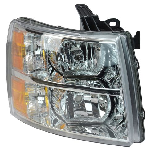 2008 Chevrolet Silverado 1500 Driver & Passenger Side 2 Piece Headlight