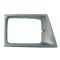 92-96 Ford E Van Silver Gray HL Bezel PAIR