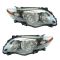 09-10 Toyota Corolla Headlight w/Black Housing PAIR