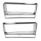 82-87 Chevy El Camino, GMC Sprint Caballero Headlight Bezel PAIR