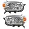 2010-11 Toyota 4Runner Headlight (w/o Smoked) Bezel PAIR