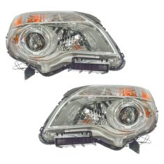 2010-11 Chevy Equinox LTZ Headlight PAIR