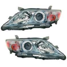 10-11 Toyota Camry Hybrid (US Built) Headlight PAIR