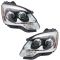08-09 GMC Acadia w/Clear Lens; 10-12 Acadia Halogen Headlight PAIR