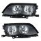 02-05 BMW 3 Series SDN & SW Halogen Headlight (w/o Chrome) PAIR