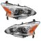 13 Nissan Altima Sedan Halogen Headlight PAIR