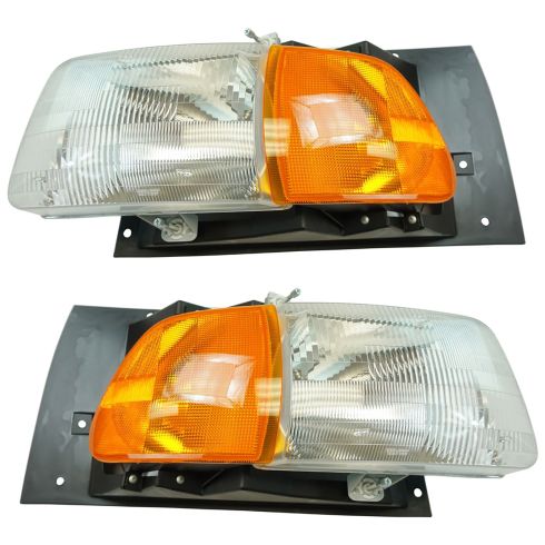 97-98 Ford A, AT HD Truck; 99-09 Sterling A, AT HD Truck Series Headlight w/Parking Light Pair