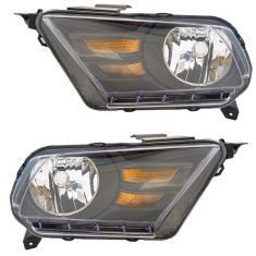 10-12 Ford Mustang Halogen Headlight Pair (simple performance)