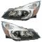 13-14 Subaru Legacy Headlight w/ Black Accent LH & RH Pair