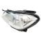 12-14 Mercedes Benz C-Class Halogen Headlight w/ Chrome Housing LH