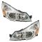 13-14 Subaru Legacy Outback Halogen Headlight (w/Chrome Bezel) Pair