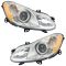 08-15 Smart Fortwo; 16 Smart EV Headlight Assembly PAIR