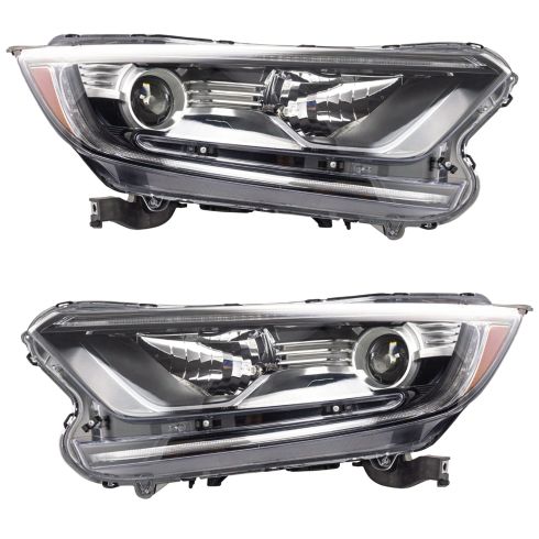 17-18 Honda CR-V Headlight Pair (exc LED)
