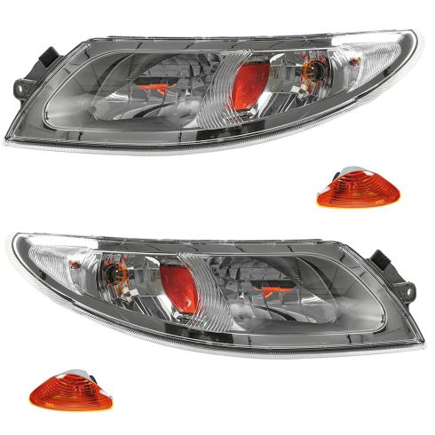 02-11 International 4000, 7000, 8500, RXT Headlight w/Parking Lamp Assy PAIR