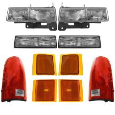 94-00 Chevy PU Head and Tail Light Set