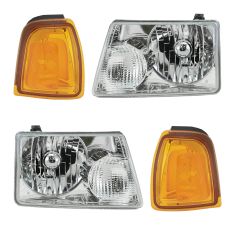 01-05 Ford Ranger Headlight & Marker Light Kit
