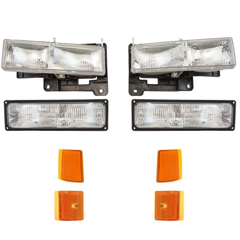 Fits 1994-2000 GMC C K Yukon Passenger Right Lower Side Marker Light Assembly