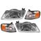 1995-99 Sentra Headlight & Corner Light Set of 4