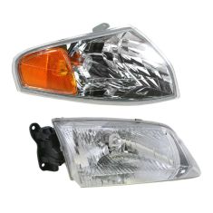 00-02 Mazda 626 Headlight & Corner Light Kit RH