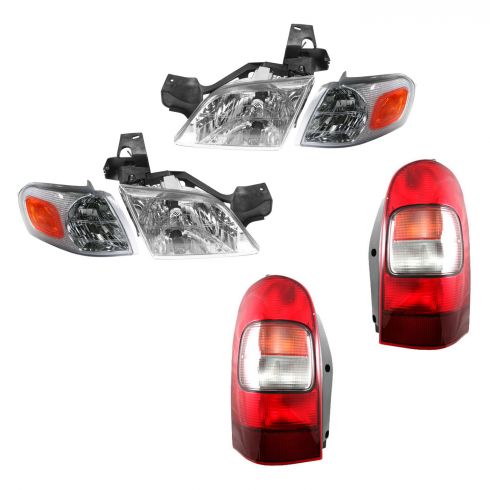 How To Replace Headlight 97 05 Chevy Venture 1a Auto 97 05 Gm Venture Silloutte Montana Trans Headight Park Light Taillight Kit