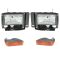 89-90 Ford Bronco II; 91-94 Explorer; 89-92 Ranger Headlight & Parking Light Kit (Set of 4)