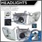 05-06 Toyota Tundra Double Cab; 05-07 Sequoia Headlight & Corner Light Kit (Set of 4)