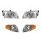 00-02 Mazda 626 Headlight & Corner Light Kit SET of 4