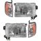 98-00 Frontier Headlight & Fender Mounted Park Light SET of 4